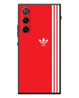 Чехол для ZTE Nubia RedMagic 10 Air с картинкой «Красный минимализм Adidas»