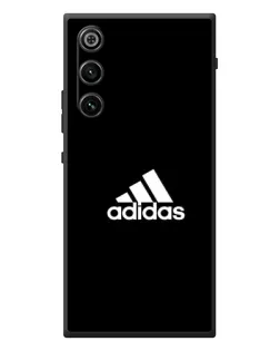 Чехол для ZTE Nubia RedMagic 10 Air с картинкой «Черная классика Adidas»