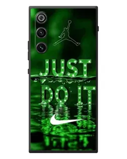 Чехол для ZTE Nubia RedMagic 10 Air с картинкой «Зеленый неоновый Nike»