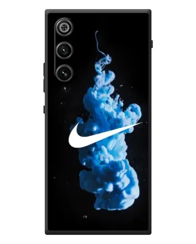 Чехол для ZTE Nubia RedMagic 10 Air с картинкой «Nike и синий дым» Чехол для ZTE Nubia RedMagic 10 Air с картинкой «Nike и синий дым»