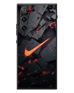 Чехол для ZTE Nubia RedMagic 10 Air с картинкой «Nike — эффект разломов»