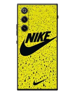 Чехол для ZTE Nubia RedMagic 10 Air с картинкой «Желтый текстурный Nike»