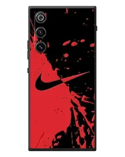 Чехол для ZTE Nubia RedMagic 10 Air с картинкой «Красные брызги Nike»