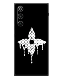 Чехол для ZTE Nubia RedMagic 10 Air с картинкой «Цветочная монограмма»