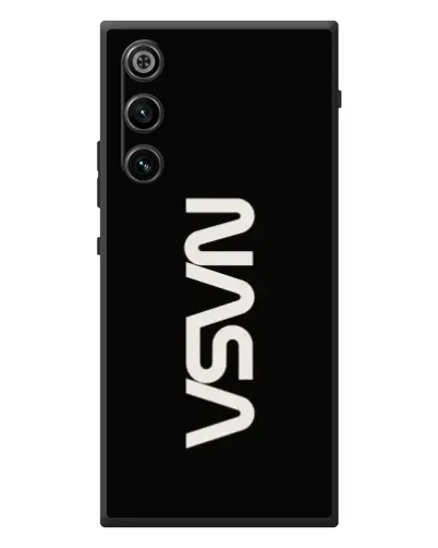 Чехол для ZTE Nubia RedMagic 10 Air с картинкой «NASA — вертикальный логотип»
