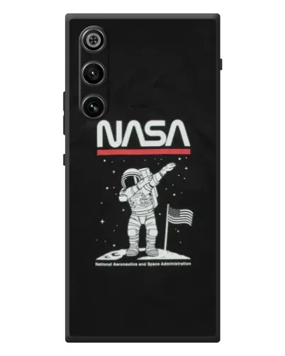 Чехол для ZTE Nubia RedMagic 10 Air с картинкой «NASA — шагаем по Луне»