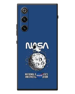 Чехол для ZTE Nubia RedMagic 10 Air с картинкой «NASA — лунная миссия»