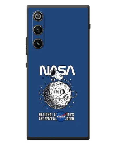 Чехол для ZTE Nubia RedMagic 10 Air с картинкой «NASA — лунная миссия»