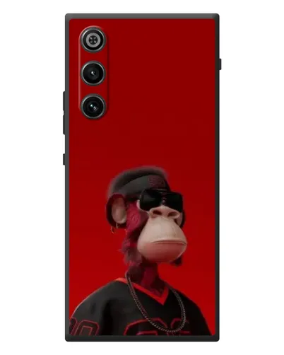 Чехол для ZTE Nubia RedMagic 10 Air с картинкой «Bored Ape в красном»
