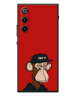 Чехол для ZTE Nubia RedMagic 10 Air с картинкой «Bored Ape — красный фон»