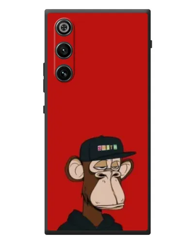 Чехол для ZTE Nubia RedMagic 10 Air с картинкой «Bored Ape — красный фон»