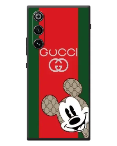Чехол для ZTE Nubia RedMagic 10 Air с картинкой «Gucci — полосы и Микки» Чехол для ZTE Nubia RedMagic 10 Air с картинкой «Gucci — полосы и Микки»