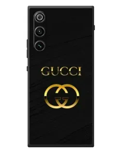 Чехол для ZTE Nubia RedMagic 10 Air с картинкой «Золотой логотип Gucci»