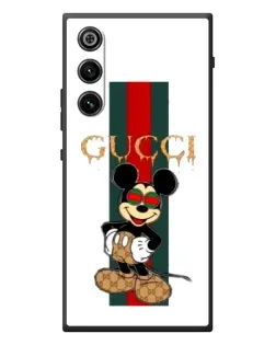 Чехол для ZTE Nubia RedMagic 10 Air с картинкой «Микки Маус Gucci — полосы»