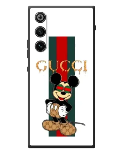 Чехол для ZTE Nubia RedMagic 10 Air с картинкой «Микки Маус Gucci — полосы» Чехол для ZTE Nubia RedMagic 10 Air с картинкой «Микки Маус Gucci — полосы»