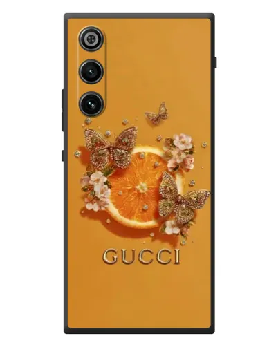 Чехол для ZTE Nubia RedMagic 10 Air с картинкой «Gucci — золотые бабочки» Чехол для ZTE Nubia RedMagic 10 Air с картинкой «Gucci — золотые бабочки»