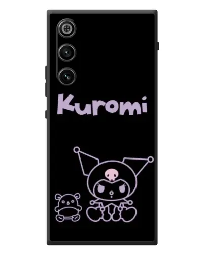 Чехол для ZTE Nubia RedMagic 10 Air с картинкой «Kuromi — черный минимализм» Чехол для ZTE Nubia RedMagic 10 Air с картинкой «Kuromi — черный минимализм»