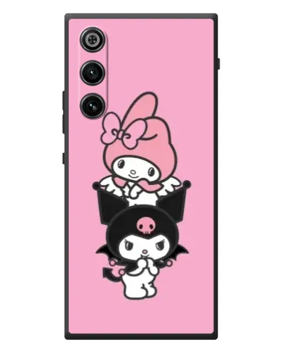 Чехол для ZTE Nubia RedMagic 10 Air с картинкой «My Melody и Kuromi» Чехол для ZTE Nubia RedMagic 10 Air с картинкой «My Melody и Kuromi»