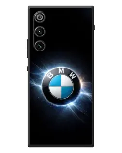 Чехол для ZTE Nubia RedMagic 10 Air с картинкой «BMW — неоновое сияние»