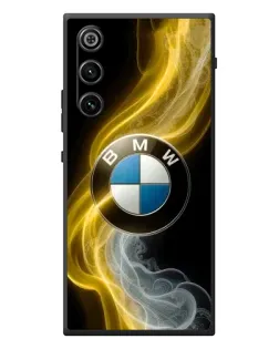 Чехол для ZTE Nubia RedMagic 10 Air с картинкой «Золотистый дым BMW»