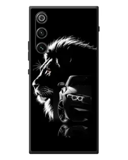 Чехол для ZTE Nubia RedMagic 10 Air с картинкой «BMW и лев»