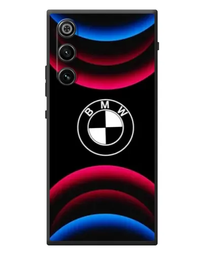 Чехол для ZTE Nubia RedMagic 10 Air с картинкой «Логотип BMW и неоновые дуги»
