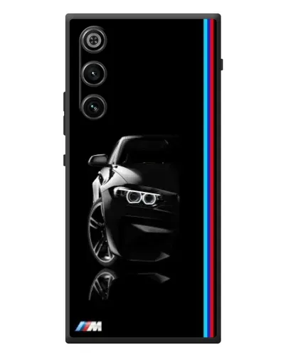 Чехол для ZTE Nubia RedMagic 10 Air с картинкой «Силуэт BMW в темноте»