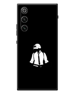 Чехол для ZTE Nubia RedMagic 10 Air с картинкой «PUBG — белый шлем»