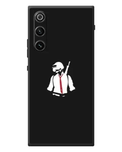 Чехол для ZTE Nubia RedMagic 10 Air с картинкой «PUBG — силуэт воина»