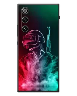 Чехол для ZTE Nubia RedMagic 10 Air с картинкой «PUBG — огненный воин»
