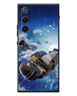 Чехол для ZTE Nubia RedMagic 10 Air с картинкой «Десант PUBG — прыжок»
