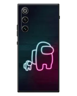 Чехол для ZTE Nubia RedMagic 10 Air с картинкой «Among Us неон-арт»
