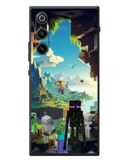 Чехол для ZTE Nubia RedMagic 10 Air с картинкой «Эндермен в лесу»