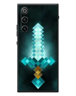 Чехол для ZTE Nubia RedMagic 10 Air с картинкой «Алмазный меч неон»