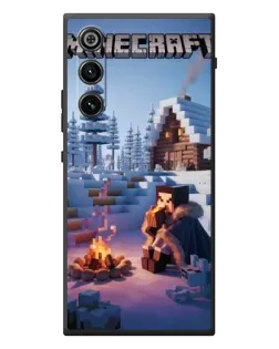 Чехол для ZTE Nubia RedMagic 10 Air с картинкой «Зимний Minecraft»