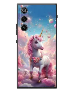 Чехол для ZTE Nubia RedMagic 10 Air с картинкой «Единорог среди облаков»