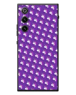 Чехол для ZTE Nubia RedMagic 10 Air с картинкой «Единороги на фиолетовом»
