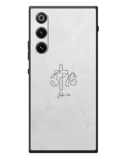 Чехол для ZTE Nubia RedMagic 10 Air с картинкой «Иоанна 3:16 Крест» Чехол для ZTE Nubia RedMagic 10 Air с картинкой «Иоанна 3:16 Крест»