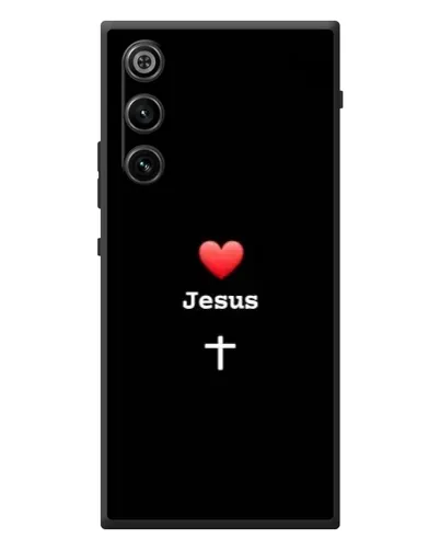 Чехол для ZTE Nubia RedMagic 10 Air с картинкой «Сердце - Jesus» Чехол для ZTE Nubia RedMagic 10 Air с картинкой «Сердце - Jesus»