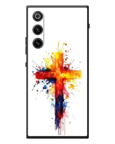 Чехол для ZTE Nubia RedMagic 10 Air с картинкой «Акварельный крест» Чехол для ZTE Nubia RedMagic 10 Air с картинкой «Акварельный крест»