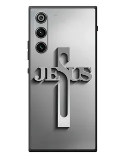Чохол для ZTE Nubia RedMagic 10 Air з картинкою «Металевий хрест Jesus»