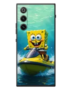 Чехол для ZTE Nubia RedMagic 10 Air с картинкой «Спанч Боб на гидроцикле»
