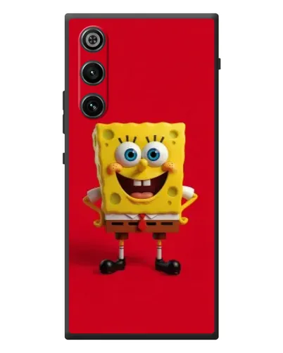 Чехол для ZTE Nubia RedMagic 10 Air с картинкой «Спанч Боб на красном»