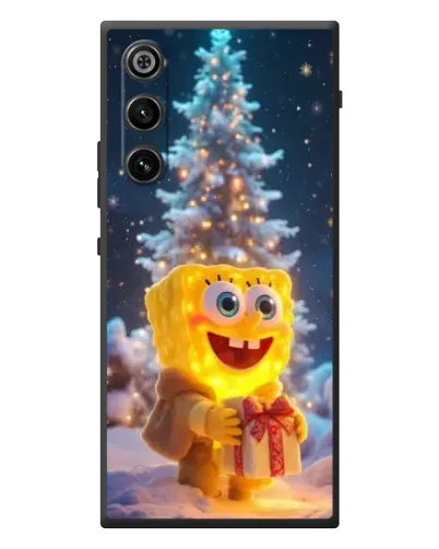 Чехол для ZTE Nubia RedMagic 10 Air с картинкой «Рождественский Спанч Боб»