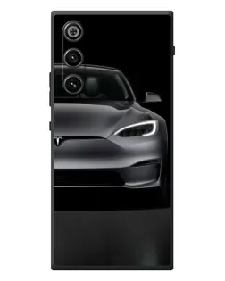 Чехол для ZTE Nubia RedMagic 10 Air с картинкой «Tesla Model S Look»
