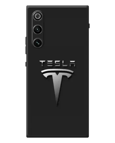 Чехол для ZTE Nubia RedMagic 10 Air с картинкой «Стальной логотип Tesla»