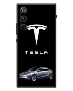 Чехол для ZTE Nubia RedMagic 10 Air с картинкой «Tesla Model Y»