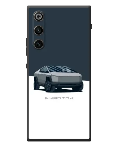 Чехол для ZTE Nubia RedMagic 10 Air с картинкой «Серебристый Cybertruck Tesla»