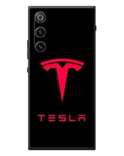 Чехол для ZTE Nubia RedMagic 10 Air с картинкой «Tesla Red Logo»