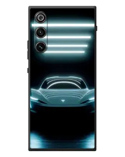 Чехол для ZTE Nubia RedMagic 10 Air с картинкой «Tesla в неоне»